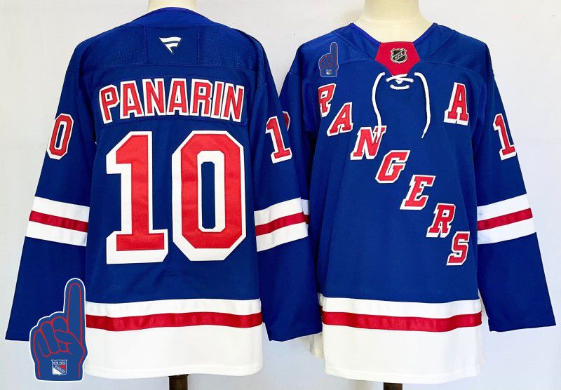 Men New York Rangers #10 Panarin Blue Fanatics 2025 NHL Jersey style 6